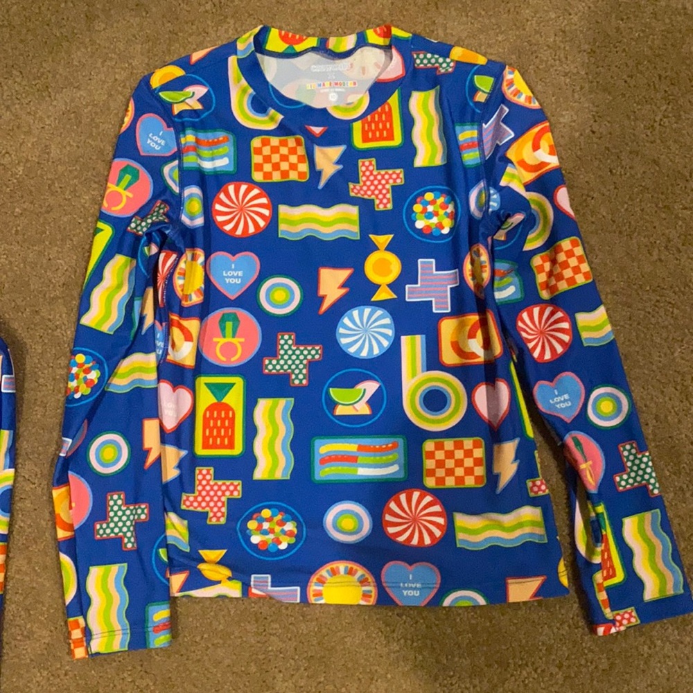 Crewcuts royal blue candy sun shirt rashguard 1012
